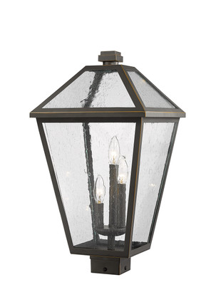 Z-Lite - 579PHXLS-ORB - Three Light Outdoor Post Mount Fixture - Talbot - Oil Rubbed Bronze