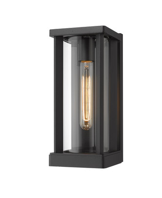 Z-Lite - 586S-BK - One Light Outdoor Wall Light - Glenwood - Black