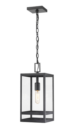 Z-Lite - 596CHM-BK - One Light Outdoor Chain Mount Ceiling Fixture - Nuri - Black