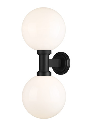 Z-Lite - 597B2-BK - Two Light Outdoor Wall Sconce - Laurent - Black