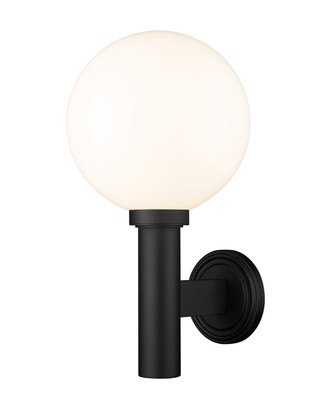 Z-Lite - 597B-BK - One Light Outdoor Wall Light - Laurent - Black