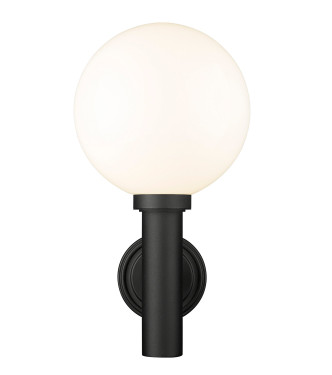 Laurent One Light Outdoor Wall Light (597B-BK)