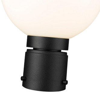 Laurent One Light Outdoor Post Mount Fixture (597PHM-BK)