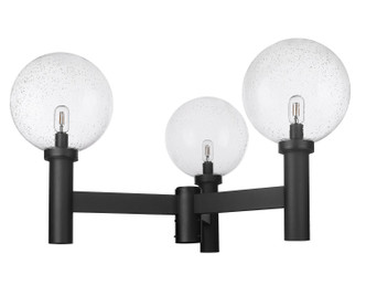 Laurent Three Light Outdoor Post Mount Fixture (599BP3-BK)