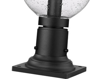 Laurent One Light Outdoor Pier Mounted Fixture (599PHM-533PM-BK)