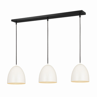 Z-Lite - 6012P12-3L-SWH - Three Light Pendant - Z-Studio - Satin White Z-Lite - 6012P12-3L-SWH - Three Light Pendant - Z-Studio - Satin White