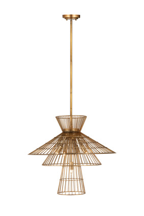 Z-Lite - 6015-6RB - Six Light Chandelier - Alito - Rubbed Brass Z-Lite - 6015-6RB - Six Light Chandelier - Alito - Rubbed Brass