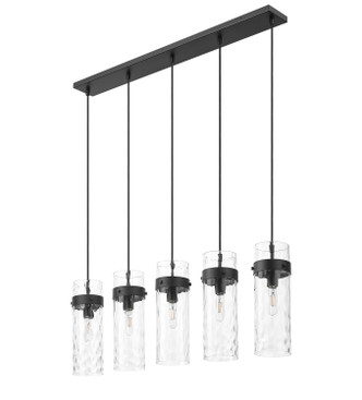Fontaine Five Light Linear Chandelier (7002P5-5L-MB) Fontaine Five Light Linear Chandelier (7002P5-5L-MB)