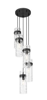 Z-Lite - 7002P5-5R-MB - Five Light Chandelier - Fontaine - Matte Black Z-Lite - 7002P5-5R-MB - Five Light Chandelier - Fontaine - Matte Black