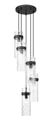 Fontaine Five Light Chandelier (7002P5-5R-MB)