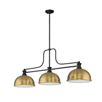 Melange Three Light Billiard (725-3MB-D12HBR)