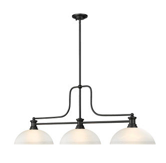 Melange Three Light Billiard (725-3MB-DWL14)