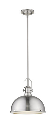 Z-Lite - 725P12-BN - One Light Pendant - Melange - Brushed Nickel Z-Lite - 725P12-BN - One Light Pendant - Melange - Brushed Nickel