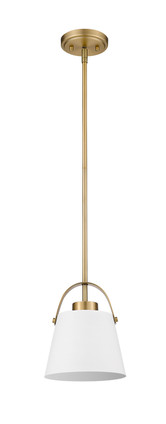 Z-Studio One Light Pendant (726MP-MW+HBR)