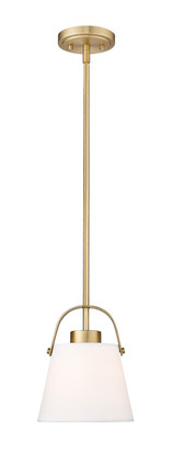 Z-Lite - 743P8-HBR - One Light Pendant - Z-Studio - Heritage Brass