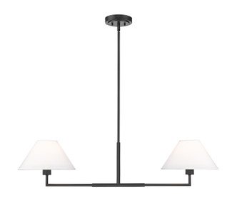 Z-Lite - 744-42L-MB - Two Light Chandelier - Leila - Matte Black Z-Lite - 744-42L-MB - Two Light Chandelier - Leila - Matte Black