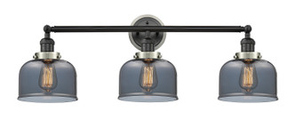 Innovations - 205BK-BPSN-HRSN-G73 - Three Light Bath Vanity - Franklin Restoration - Matte Black