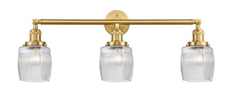 Innovations - 205-SG-G302 - Three Light Bath Vanity - Franklin Restoration - Satin Gold