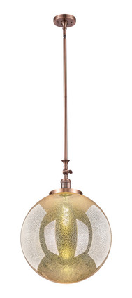 Innovations - 206-AC-G208-18 - One Light Mini Pendant - Franklin Restoration - Antique Copper