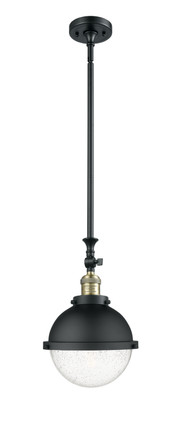 Innovations - 206-BAB-HFS-84-BK-LED - LED Mini Pendant - Franklin Restoration - Black Antique Brass