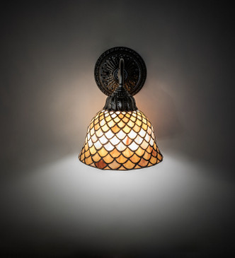 Tiffany Fishscale One Light Wall Sconce (249827)
