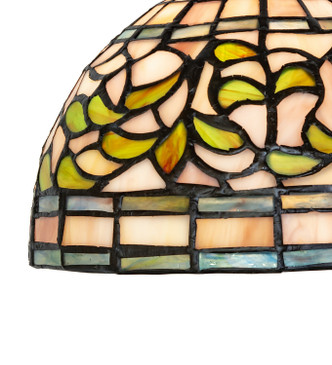 Tiffany Turning Leaf One Light Wall Sconce (250245)
