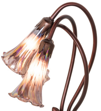 Purple Iridescent Three Light Accent Lamp (250826) Purple Iridescent Three Light Accent Lamp (250826)