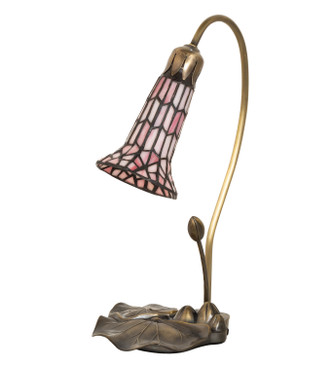 Stained Glass Pond Lily One Light Accent Lamp (251570) Stained Glass Pond Lily One Light Accent Lamp (251570)