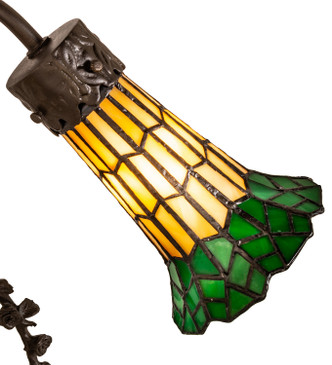 Stained Glass Pond Lily Two Light Table Lamp (251675)