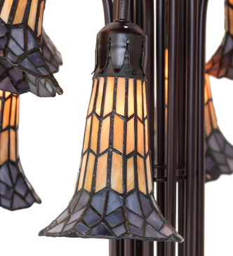 Stained Glass Pond Lily 12 Light Floor Lamp (251700)