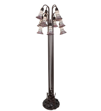 Stained Glass Pond Lily 12 Light Floor Lamp (251703)