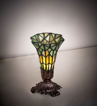 Stained Glass Pond Lily Mini Lamp (251825) Stained Glass Pond Lily Mini Lamp (251825)