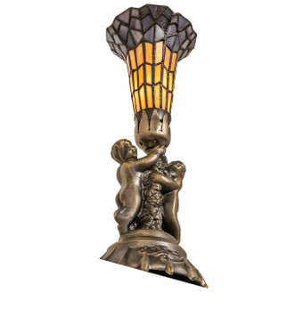 Stained Glass Pond Lily One Light Mini Lamp (251841)