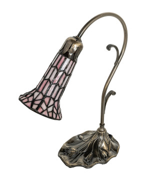 Stained Glass Pond Lily One Light Mini Lamp (251852) Stained Glass Pond Lily One Light Mini Lamp (251852)