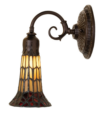 Stained Glass Pond Lily One Light Wall Sconce (251865) Stained Glass Pond Lily One Light Wall Sconce (251865)