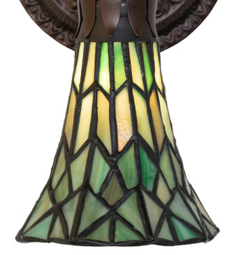 Stained Glass Pond Lily One Light Wall Sconce (251869)
