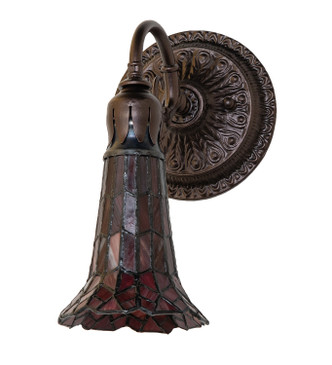 Stained Glass Pond Lily One Light Wall Sconce (251872)