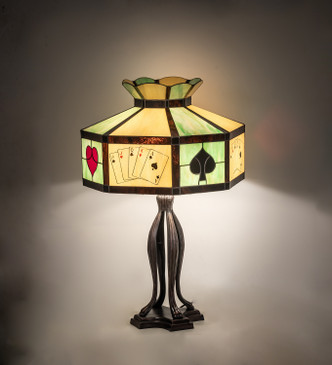 Poker Face Three Light Table Lamp (252404)