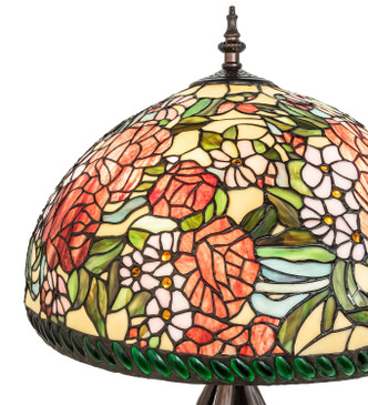 Romance Rose Three Light Table Lamp (252596)