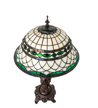 Tiffany Roman Two Light Table Lamp (253641)