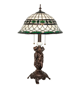 Tiffany Roman Two Light Table Lamp (253641)