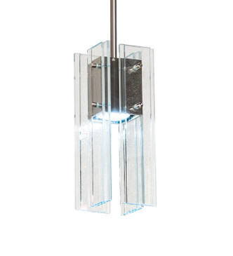 Meyda Tiffany - 253891 - LED Pendant - Shutter - Nickel