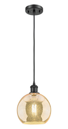 Innovations - 516-1P-BK-G128-8 - One Light Mini Pendant - Ballston - Matte Black