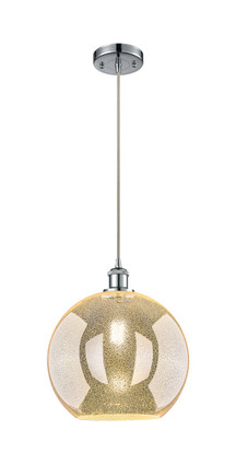 Innovations - 516-1P-PC-G128-12 - One Light Mini Pendant - Ballston - Polished Chrome