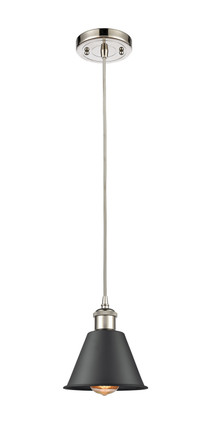 Innovations - 516-1P-PN-M8 - One Light Mini Pendant - Ballston - Polished Nickel