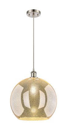Innovations - 516-1P-SN-G128-14 - One Light Pendant - Ballston - Brushed Satin Nickel