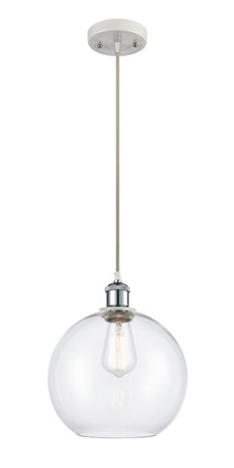 Innovations - 516-1P-WPC-G122-10-LED - LED Mini Pendant - Ballston - White Polished Chrome