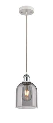 Innovations - 516-1P-WPC-G558-6SM - One Light Mini Pendant - Ballston - White Polished Chrome