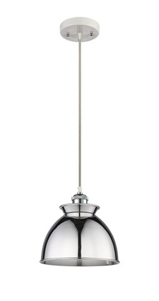 Innovations - 516-1P-WPC-M14-PC - One Light Pendant - Ballston - White Polished Chrome