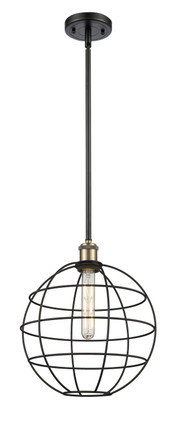 Innovations - 516-1S-BAB-CE-12-BK - LED Pendant - Ballston - Black Antique Brass